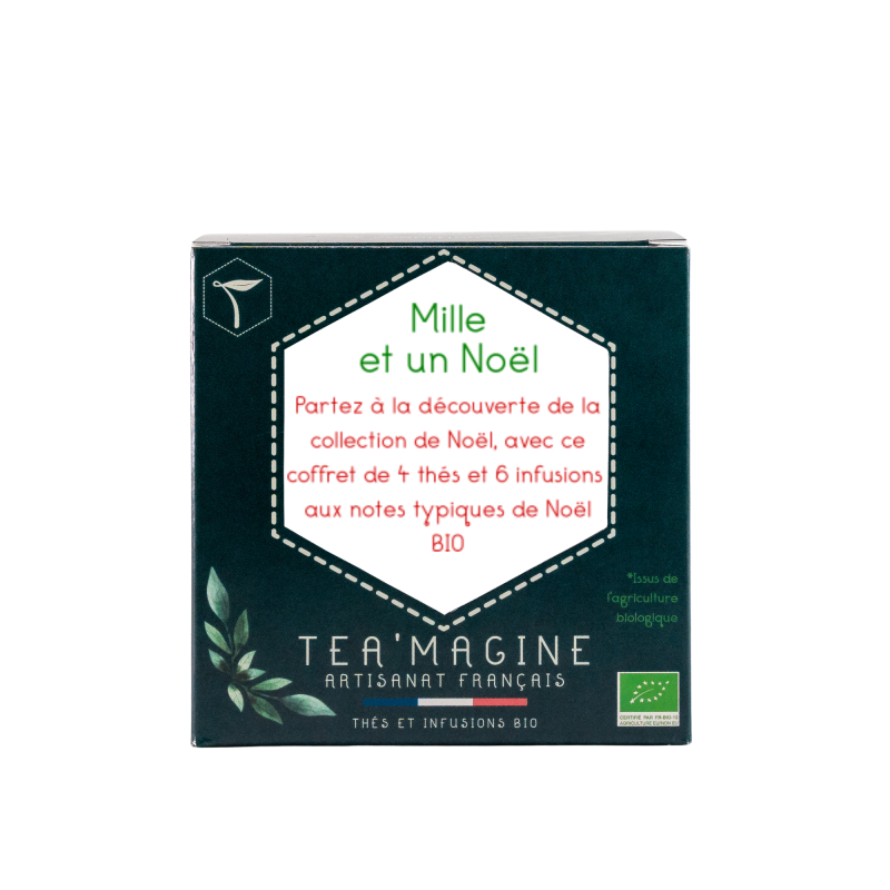 Boîte découverte thés et infusion Noël BIO