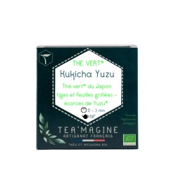 thé vert Kukicha au yuzu bio infusettes
