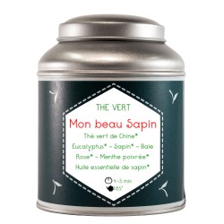 thé vert sapin boîte cadeau bio