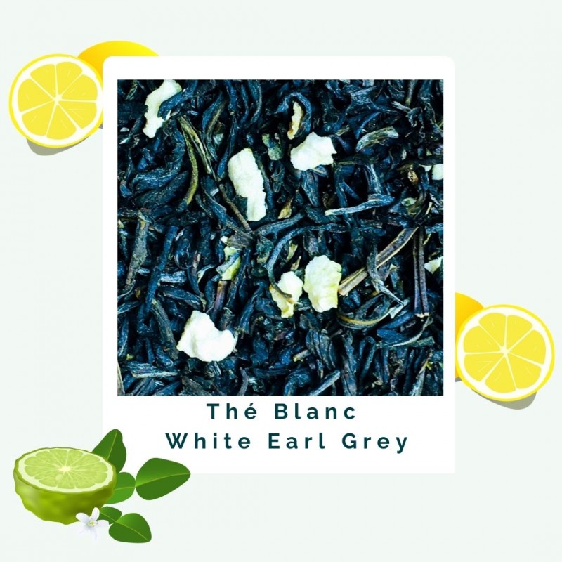 White Earl Grey  - Thé blanc BIO