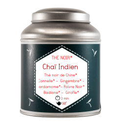 Boîte cadeau thé noir au épices Chaï Indien